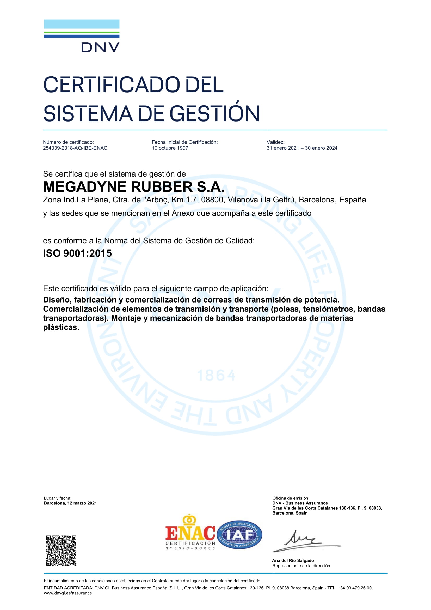ISO 9001 Spain